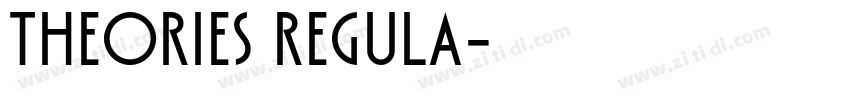 Theories Regula字体转换